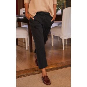 Frank & Eileen WICKLOW The Italian Chino Pants BLACK EUC